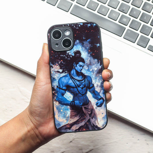 Mahadev ji 2nd Designer Metal Back cover for Apple Iphone 15