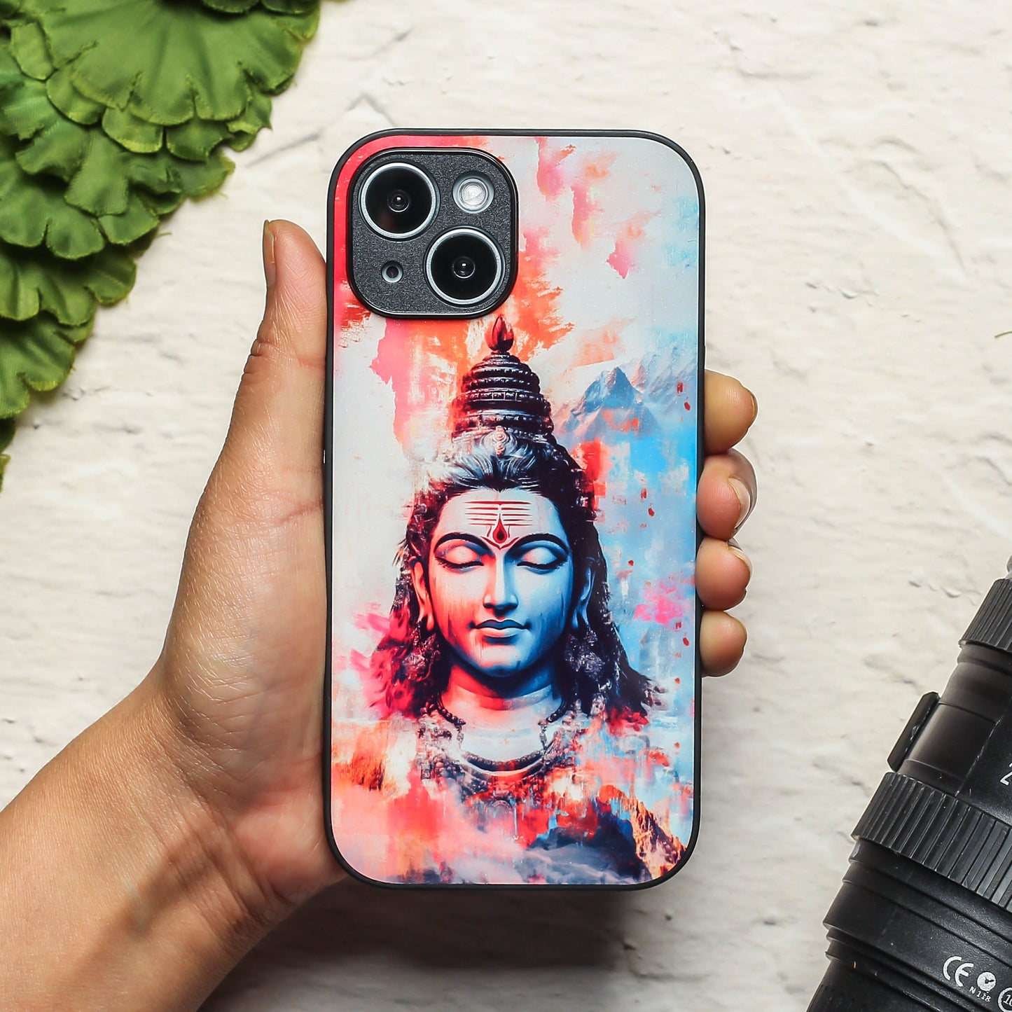 Mahadev ji 6th Designer Metal Back cover for Apple Iphone 13