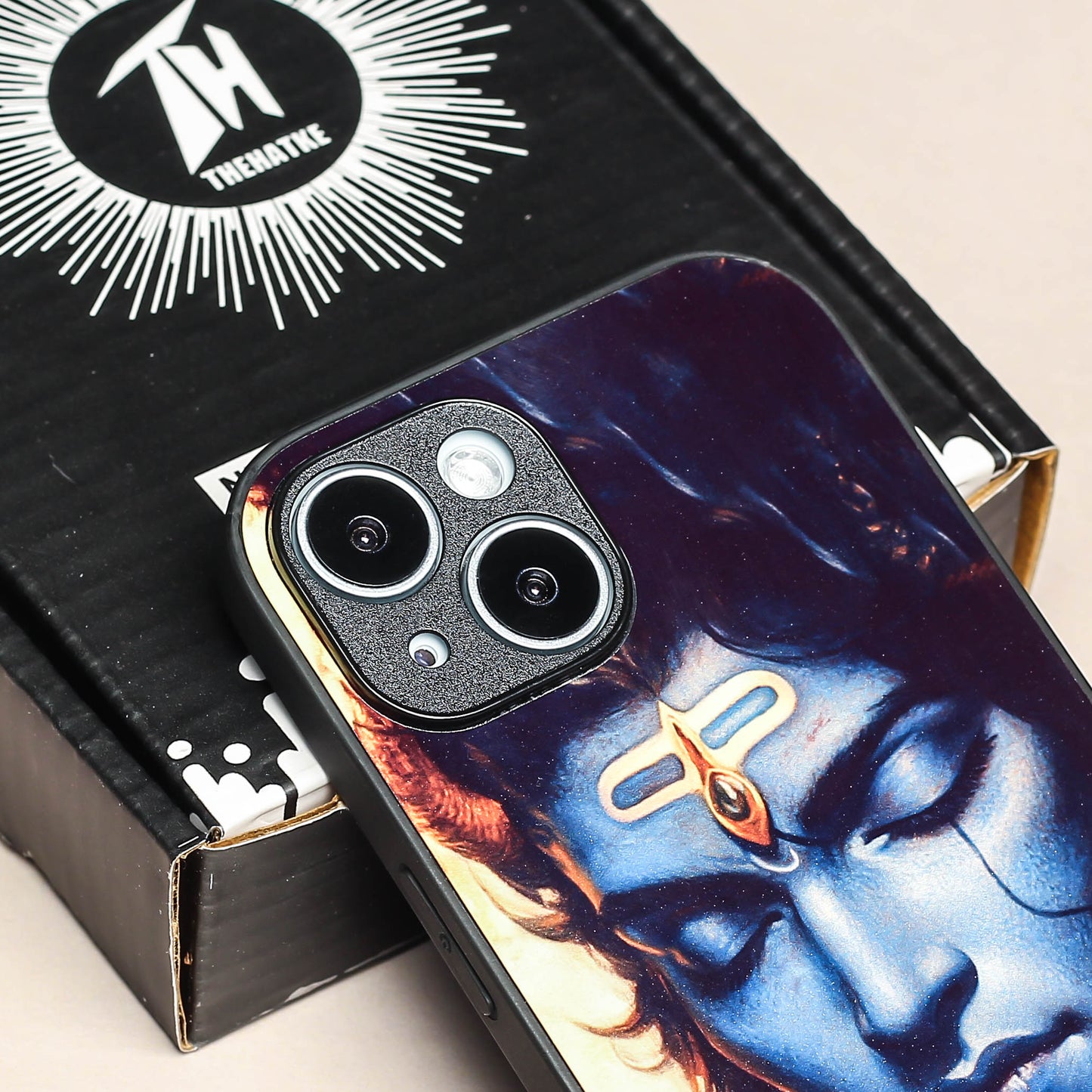 Mahadev ji 1st Designer Metal Back cover for Apple Iphone 13