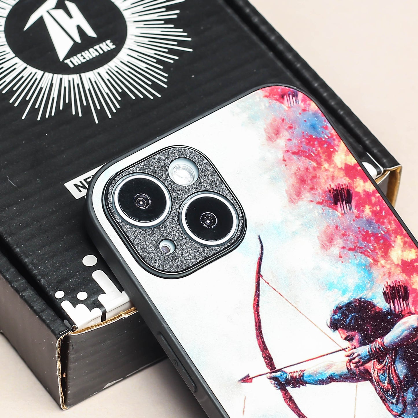 Ram ji 1st Designer Metal Back cover for Apple Iphone 13