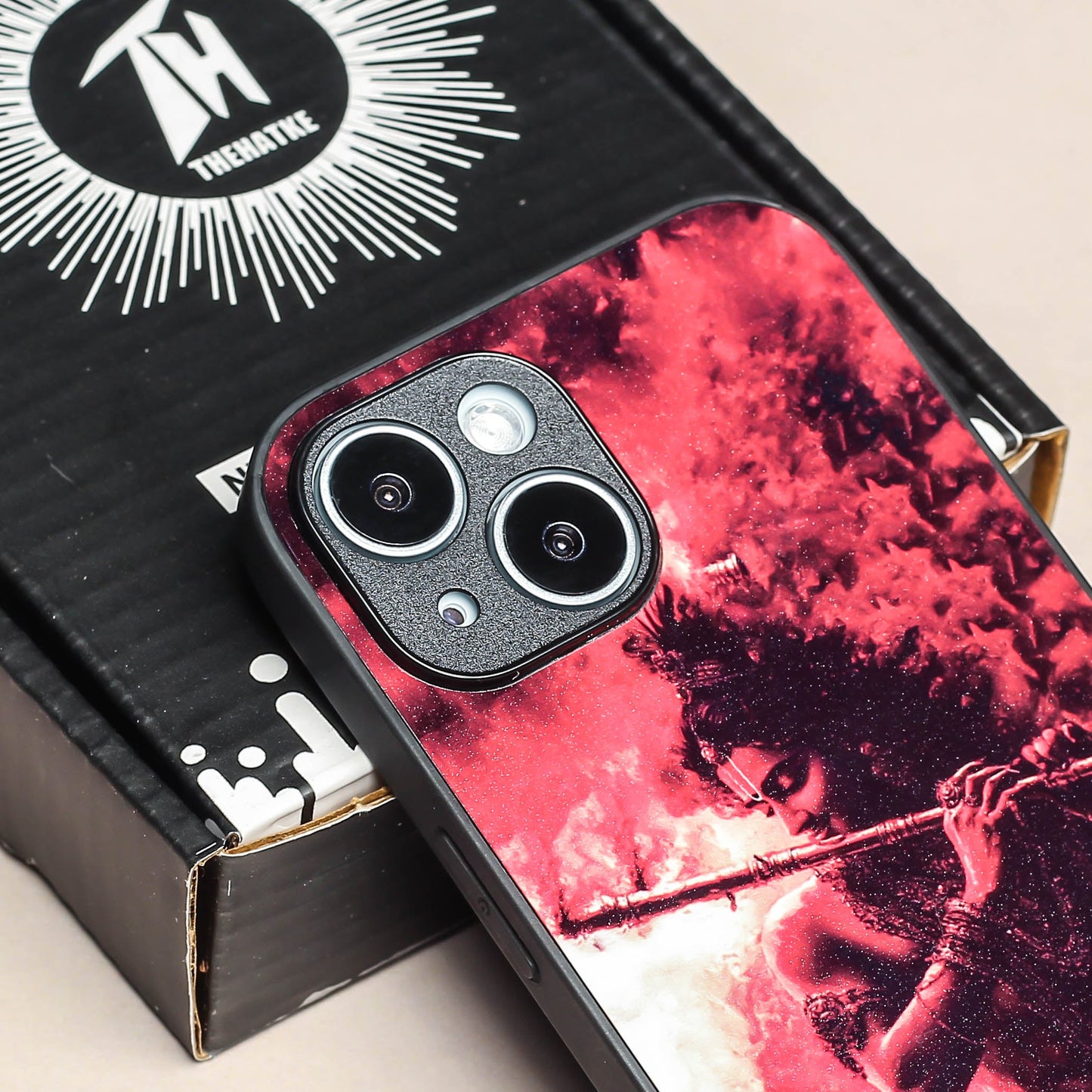 Krishna ji 4th Designer Metal Back cover for Apple Iphone 14 Plus