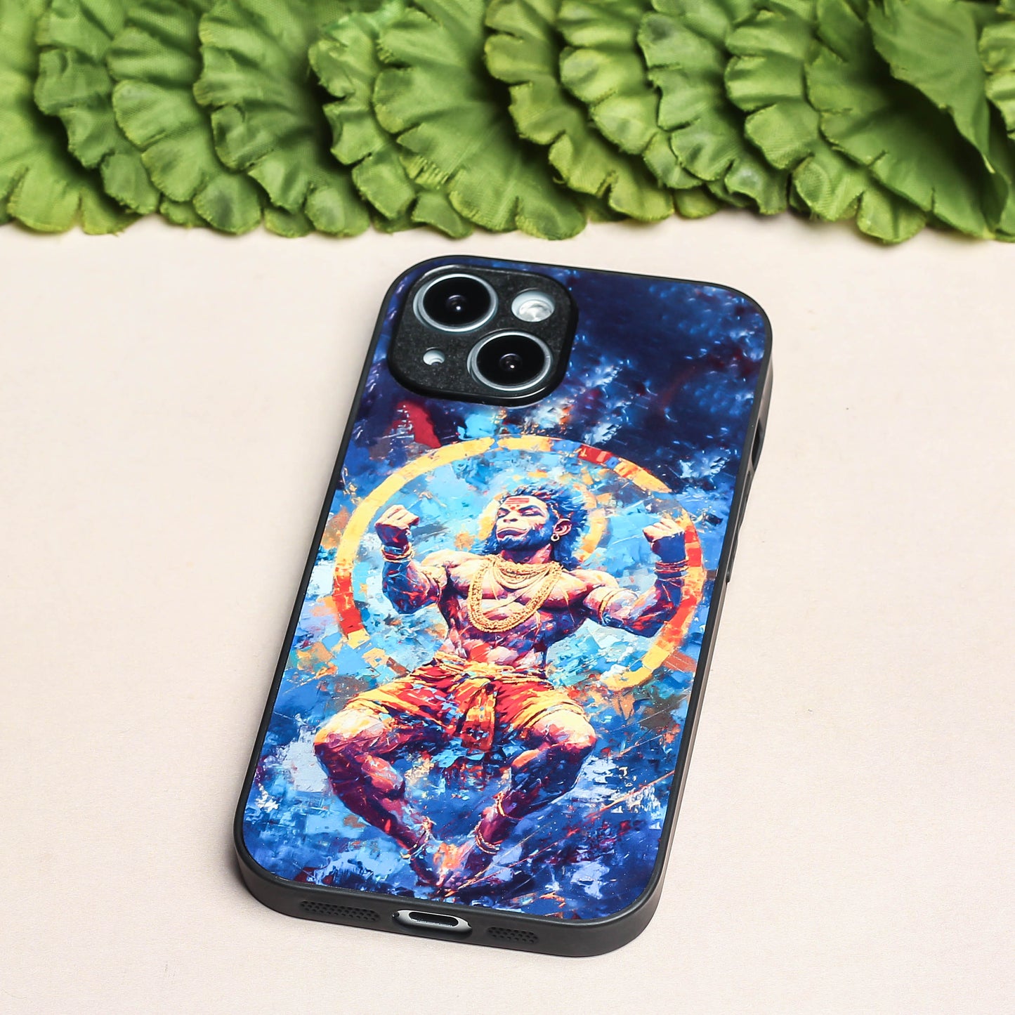 Hanuman ji 1st Designer Metal Back cover for Apple Iphone 13