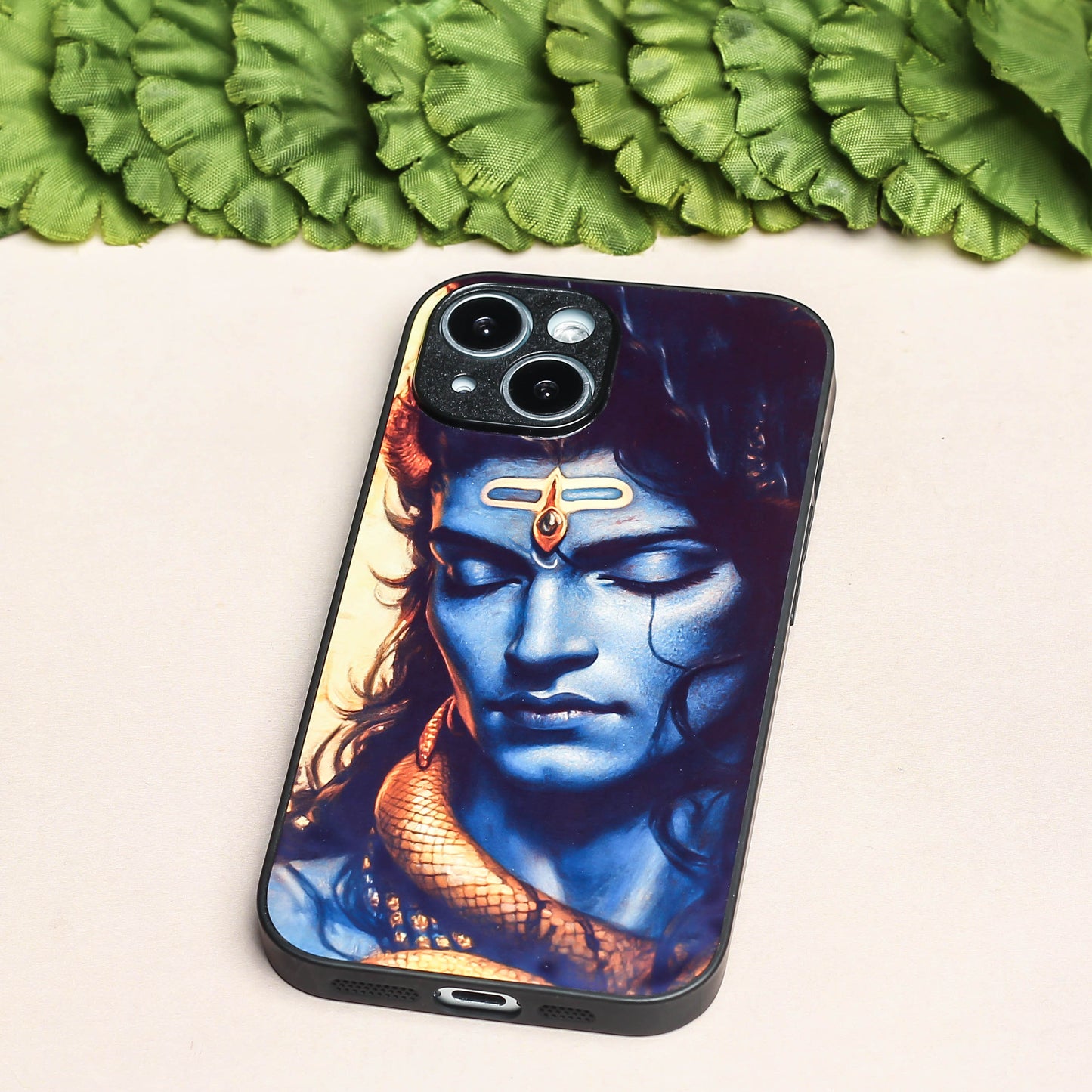 Mahadev ji 1st Designer Metal Back cover for Apple Iphone 15