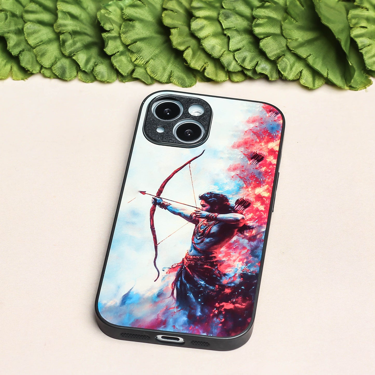 Ram ji 1st Designer Metal Back cover for Apple Iphone 13