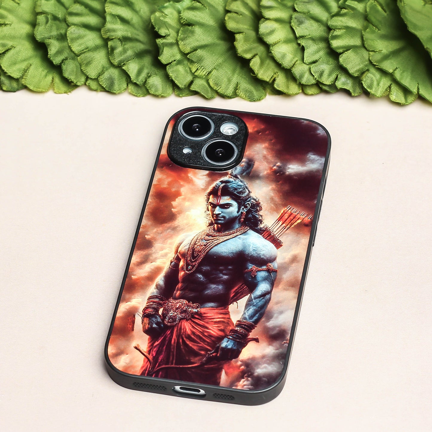 Ram ji 2nd Designer Metal Back cover for Apple Iphone 14