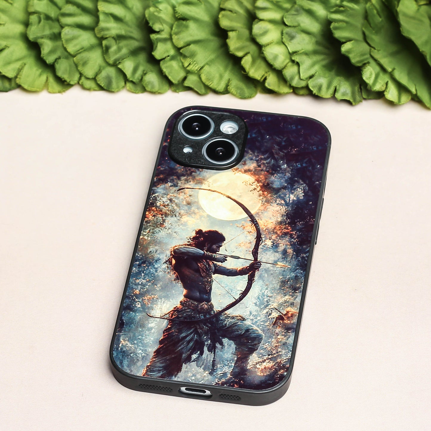 Ram ji 3rd Designer Metal Back cover for Apple Iphone 15 Plus