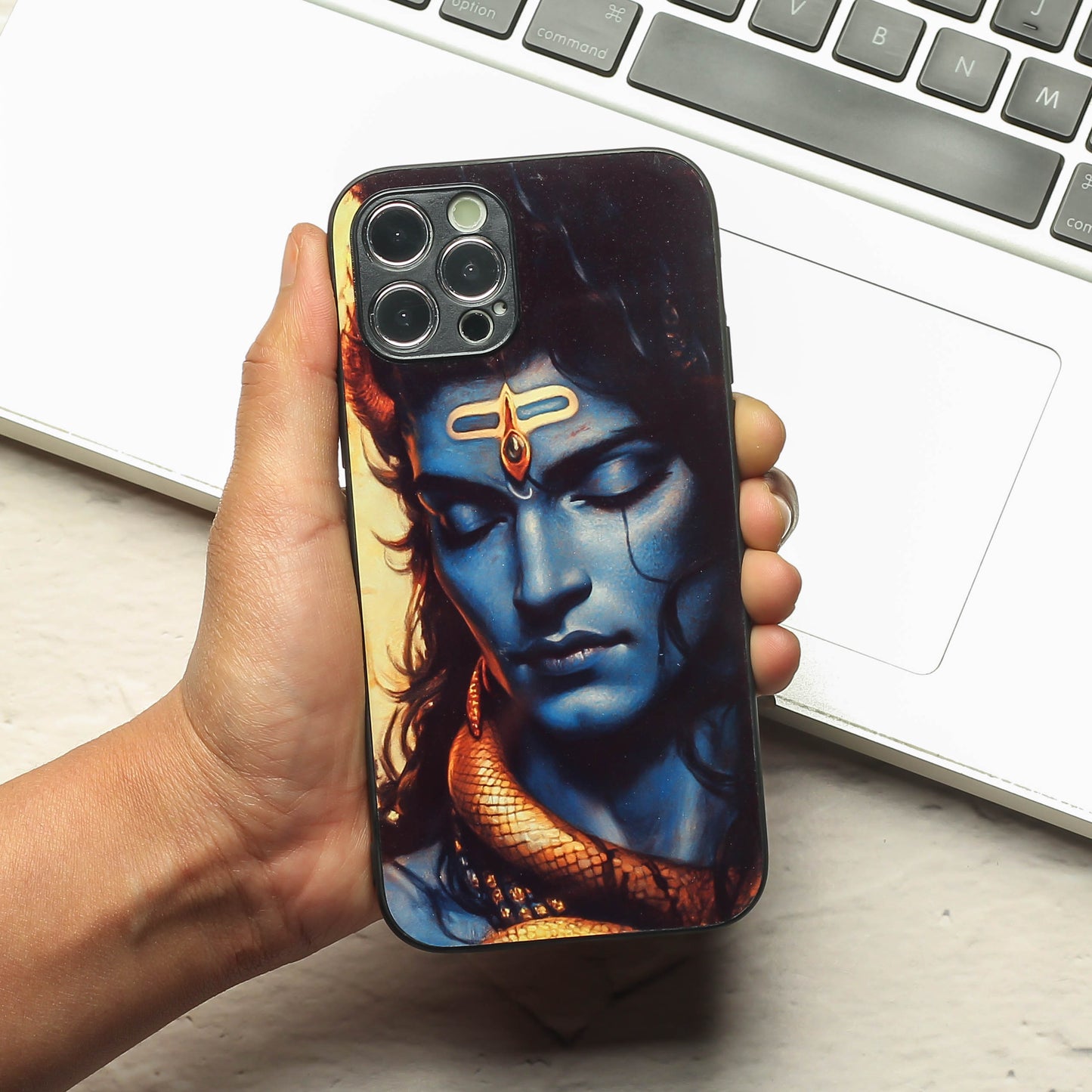 Mahadev ji 1st Designer Metal Back cover for Apple Iphone 11 Pro