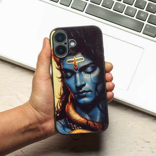 Mahadev ji 1st Designer Metal Back cover for Apple Iphone 16