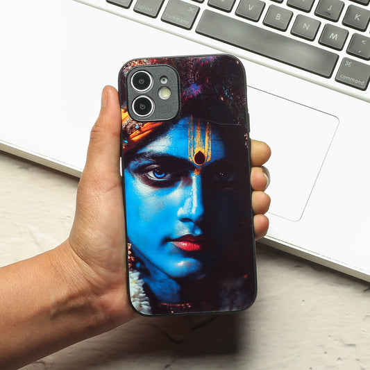 Krishna ji 1st Designer Metal Back cover for Apple Iphone 12