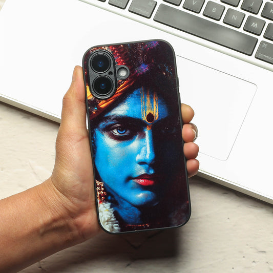 Krishna ji 1st Designer Metal Back cover for Apple Iphone 16