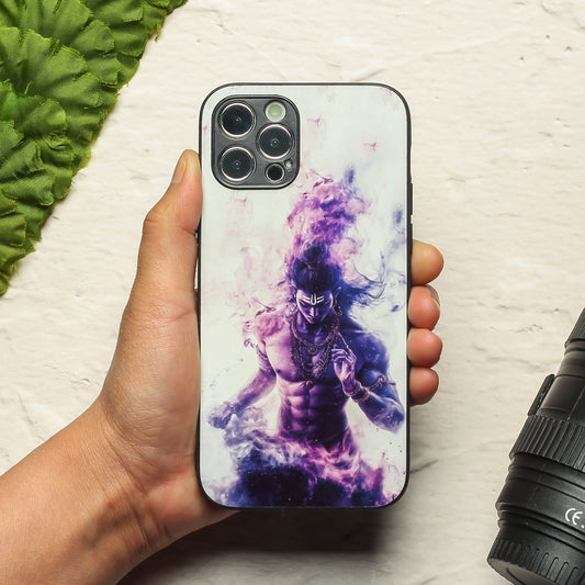 Mahadev ji 3rd Designer Metal Back cover for Apple Iphone 12 Pro Max