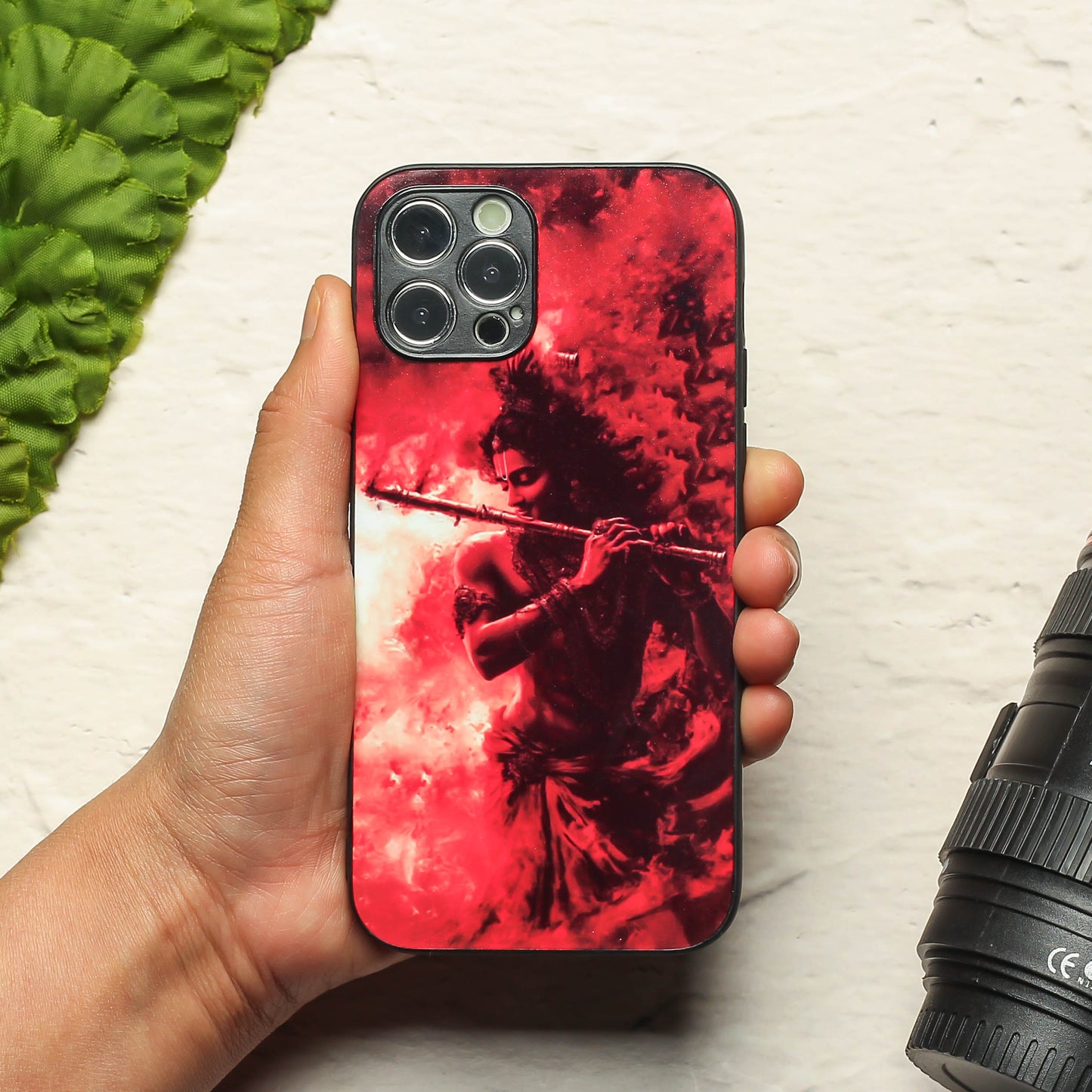 Krishna ji 4th Designer Metal Back cover for Apple Iphone 11 Pro