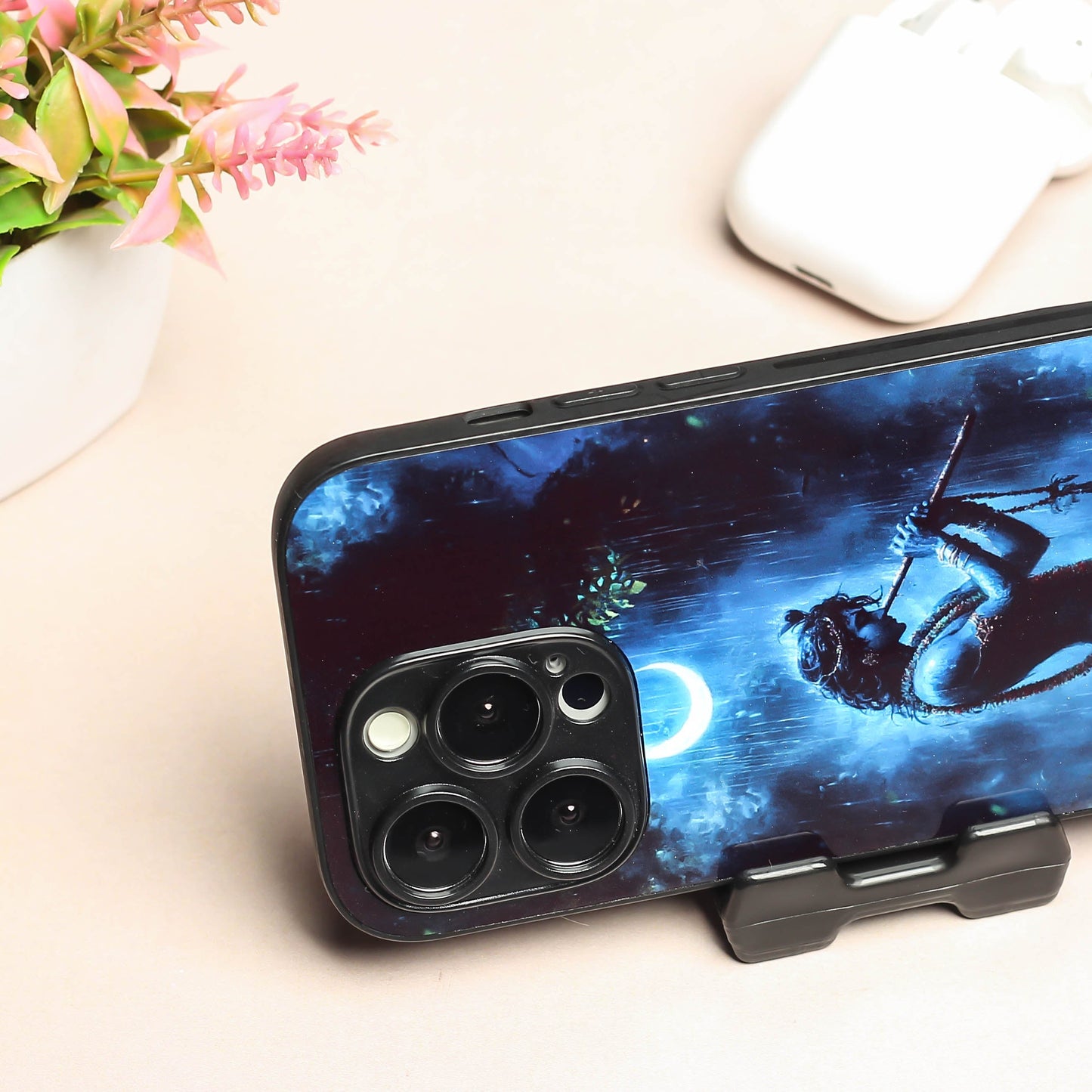 Krishna ji 2nd Designer Metal Back cover for Apple Iphone 16 Pro Max