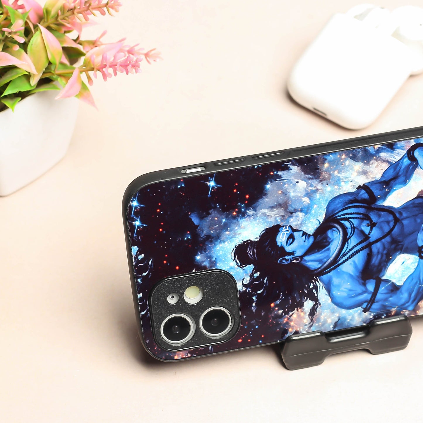 Mahadev ji 2nd Designer Metal Back cover for Apple Iphone 12