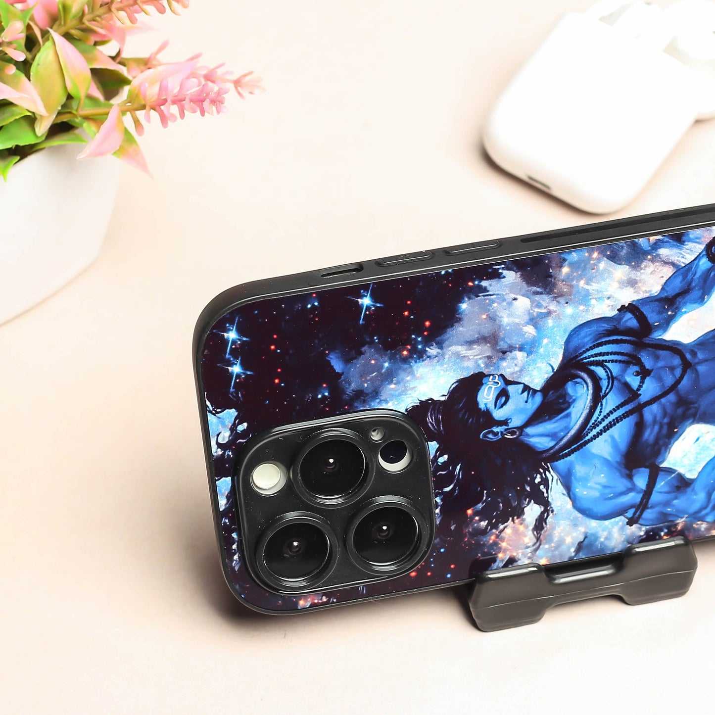 Mahadev ji 2nd Designer Metal Back cover for Apple Iphone 16 Pro