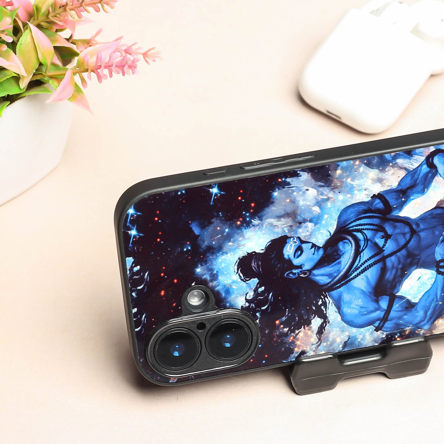 Mahadev ji 2nd Designer Metal Back cover for Apple Iphone 16 Plus