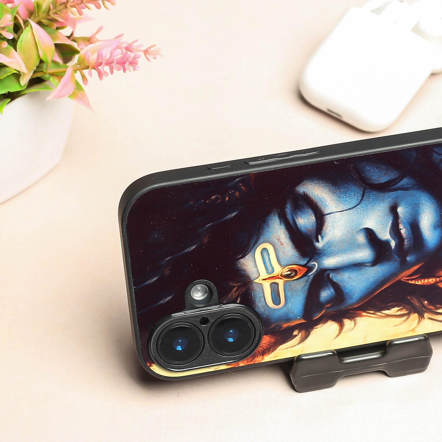 Mahadev ji 1st Designer Metal Back cover for Apple Iphone 16