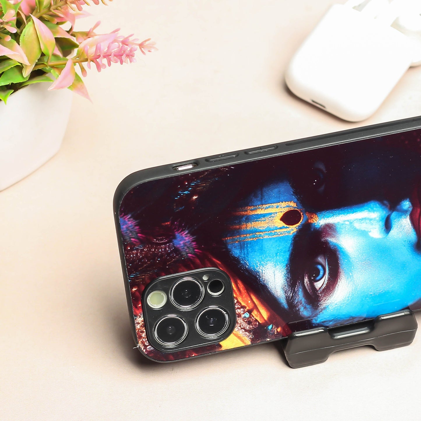 Krishna ji 1st Designer Metal Back cover for Apple Iphone 12 Pro Max