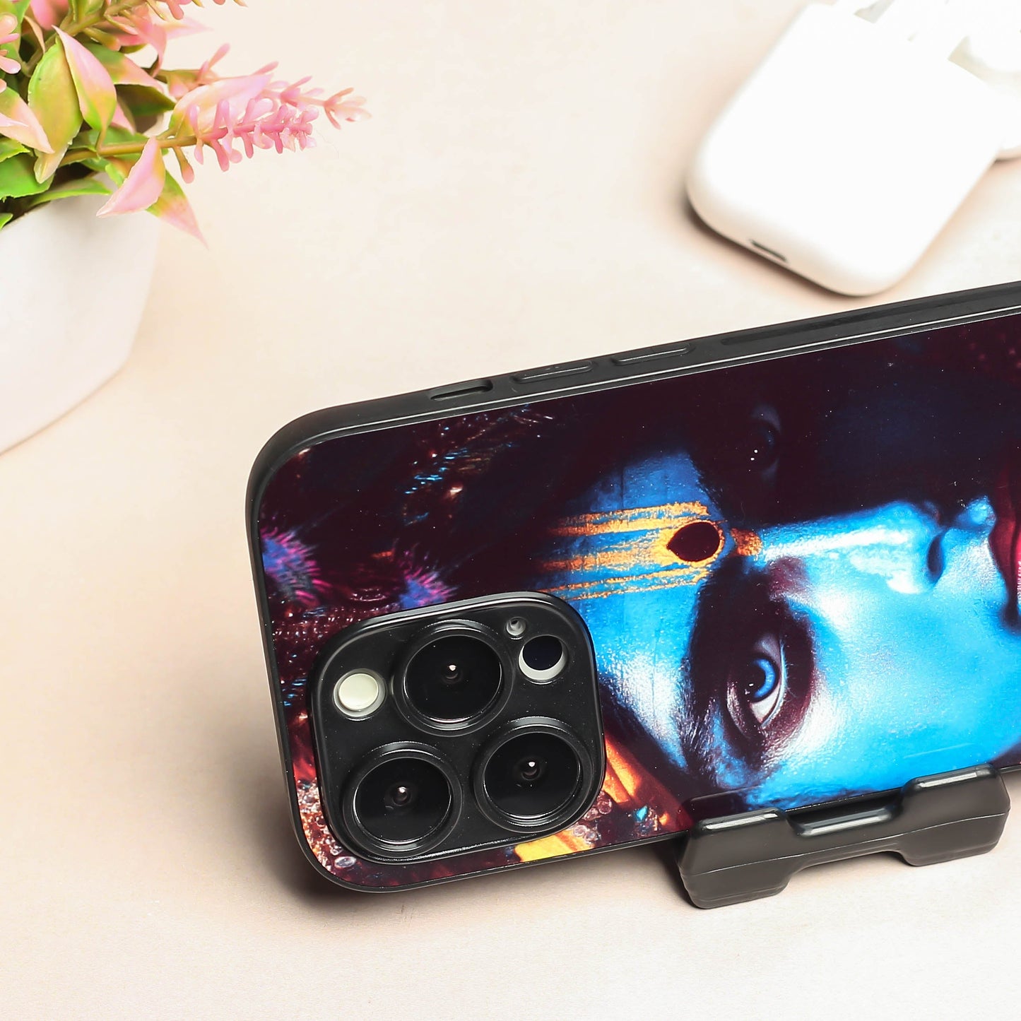 Krishna ji 1st Designer Metal Back cover for Apple Iphone 16 Pro