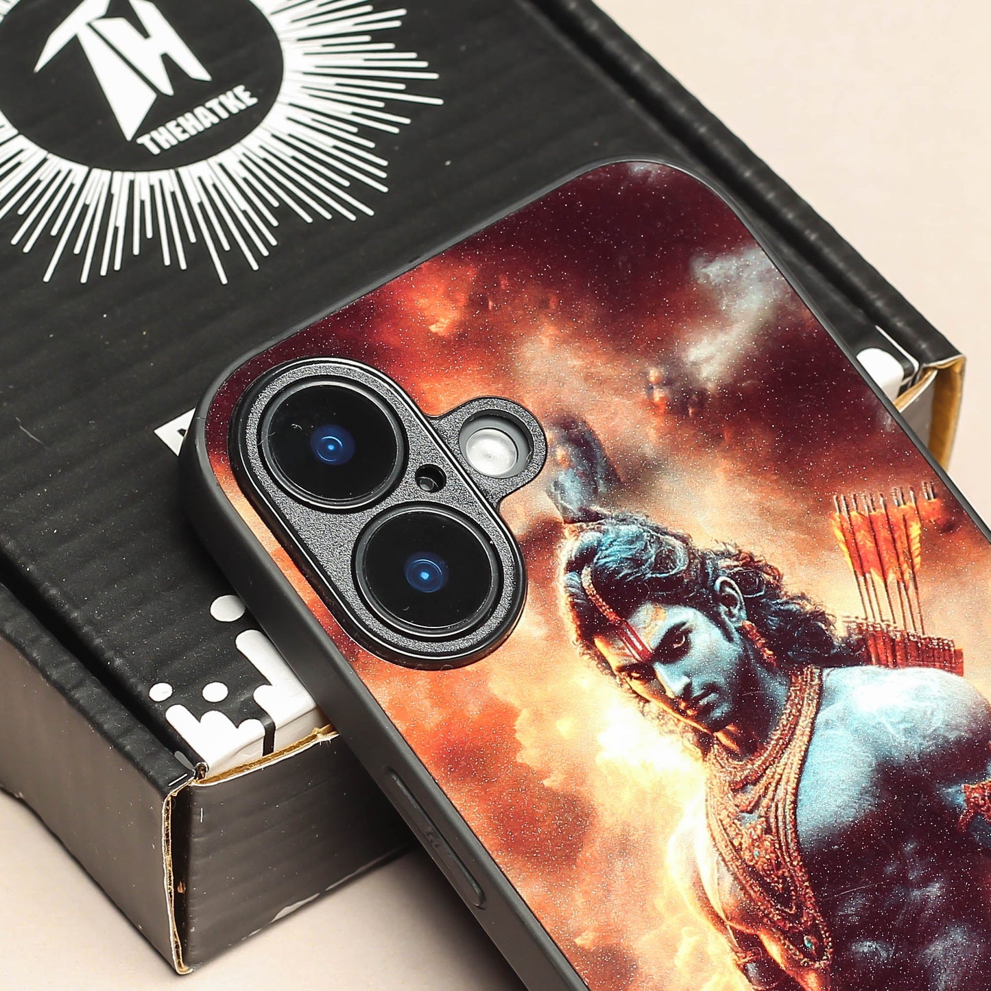 Ram ji 2nd Designer Metal Back cover for Apple Iphone 16 Plus