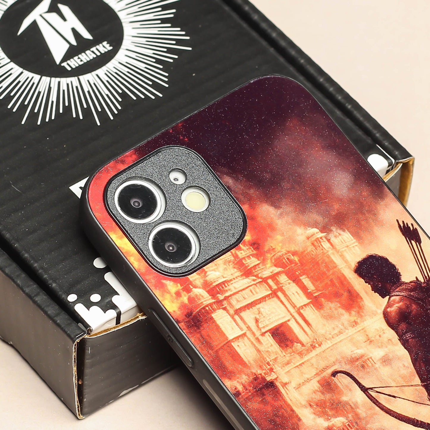 Ram ji 5th Designer Metal Back cover for Apple Iphone 12
