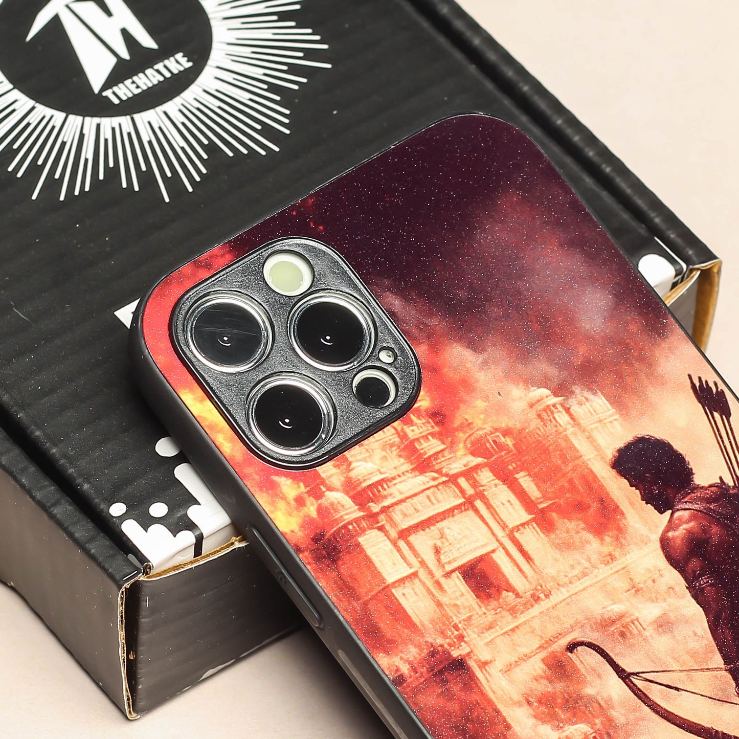 Ram ji 5th Designer Metal Back cover for Apple Iphone 12 Pro