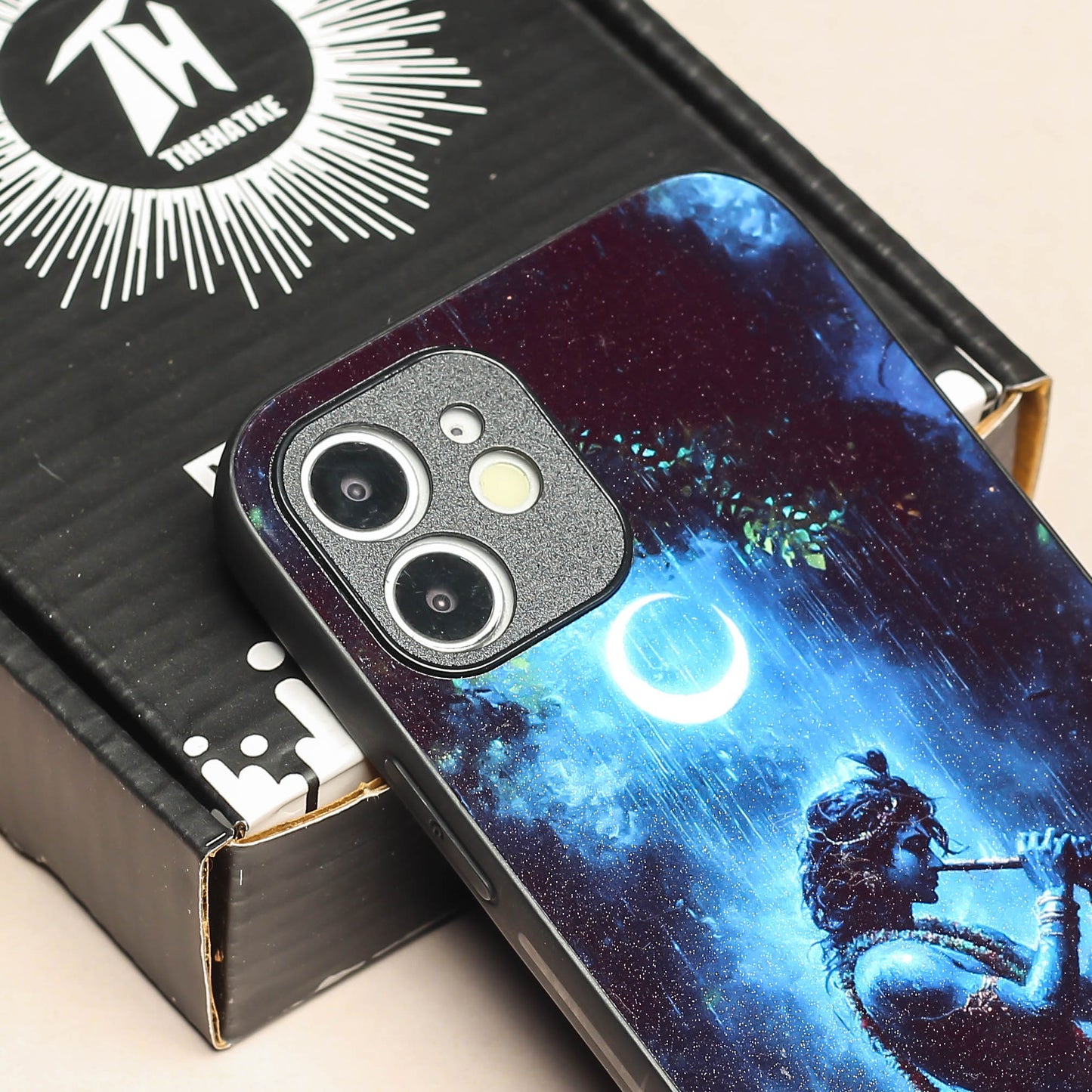 Krishna ji 2nd Designer Metal Back cover for Apple Iphone 11