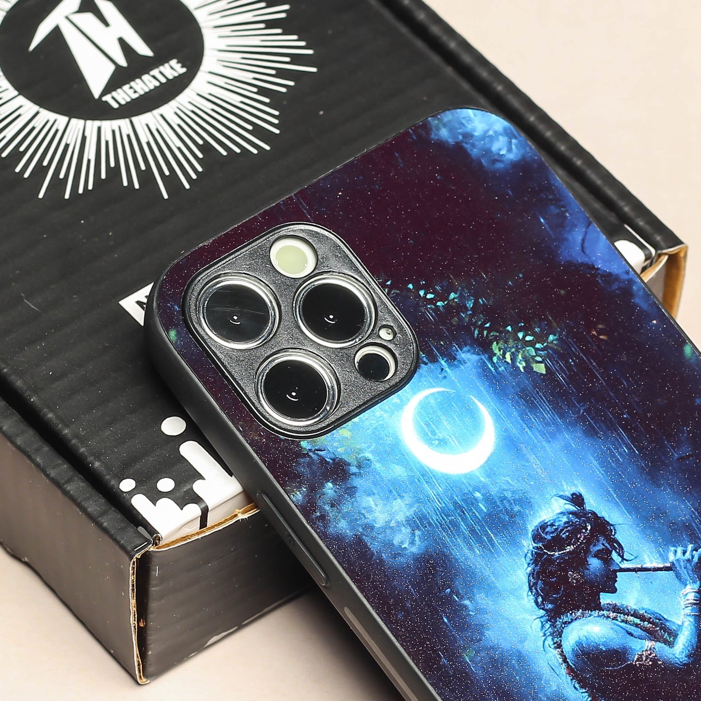 Krishna ji 2nd Designer Metal Back cover for Apple Iphone 12 Pro