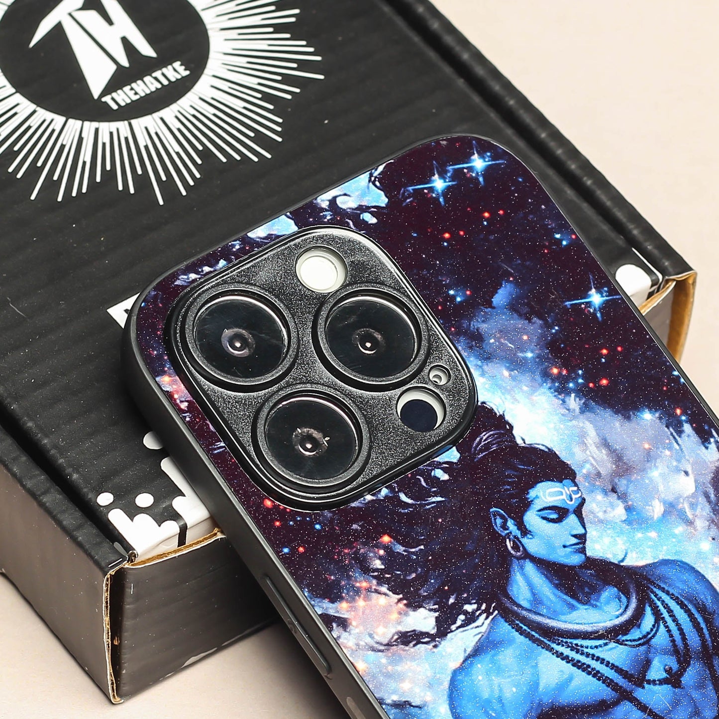 Mahadev ji 2nd Designer Metal Back cover for Apple Iphone 14 Pro