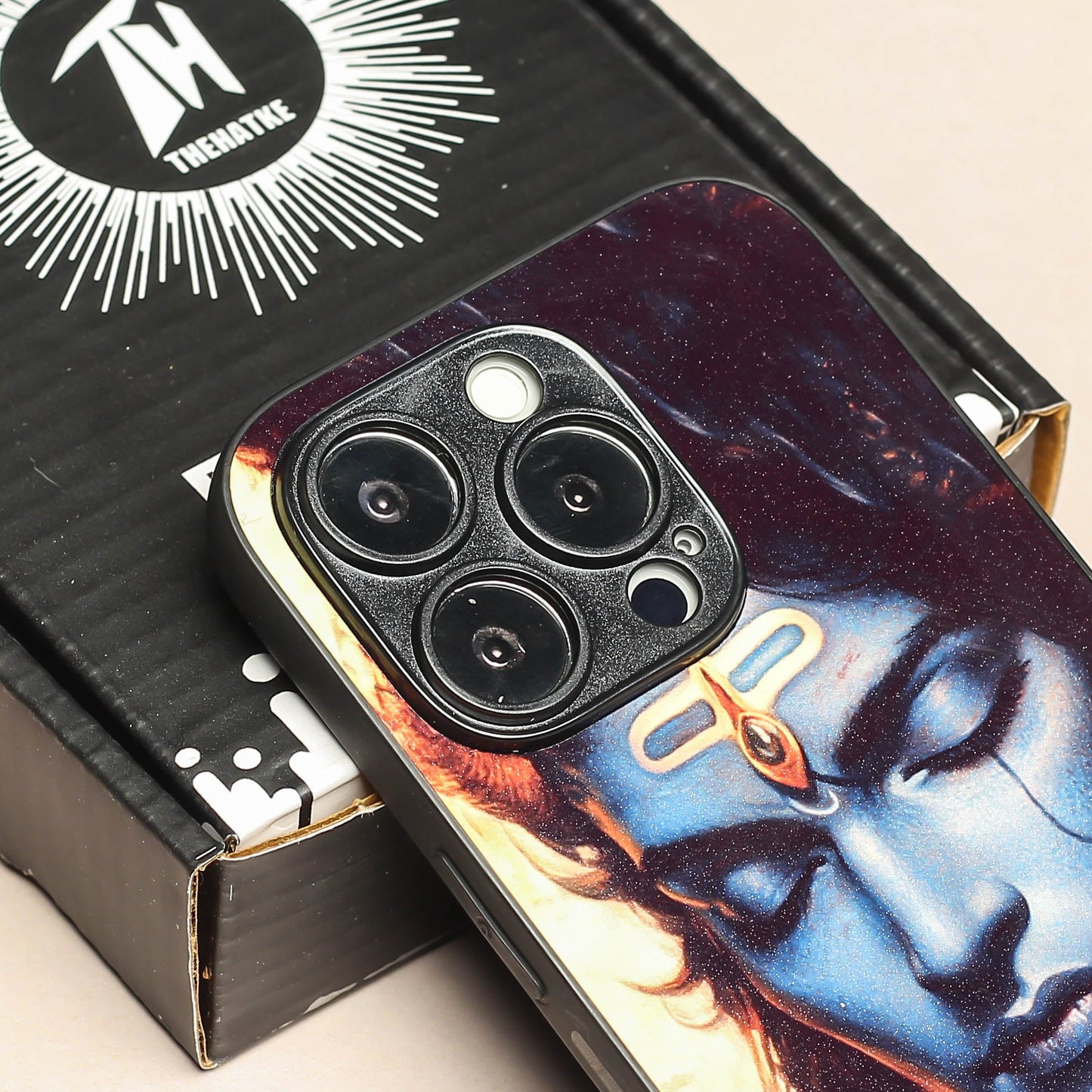 Mahadev ji 1st Designer Metal Back cover for Apple Iphone 14 Pro