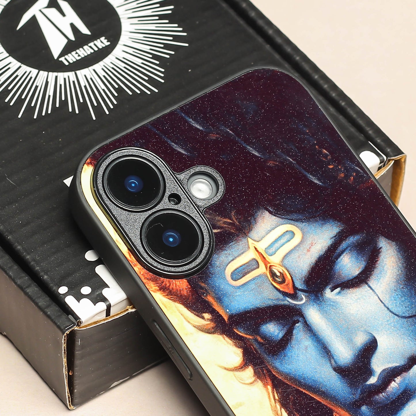Mahadev ji 1st Designer Metal Back cover for Apple Iphone 16