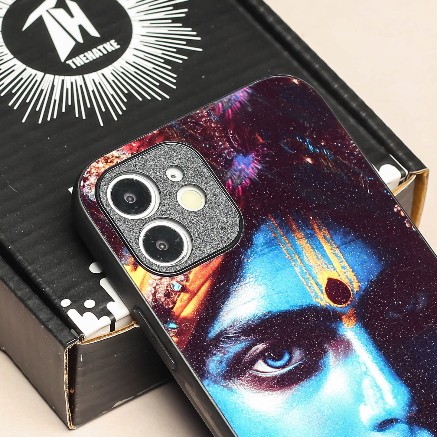Krishna ji 1st Designer Metal Back cover for Apple Iphone 12