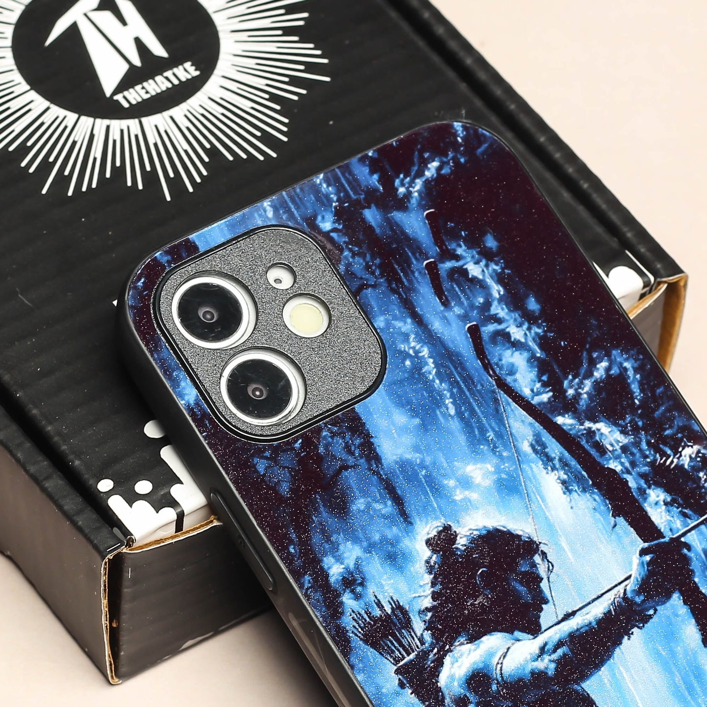Ram ji 6th Designer Metal Back cover for Apple Iphone 12