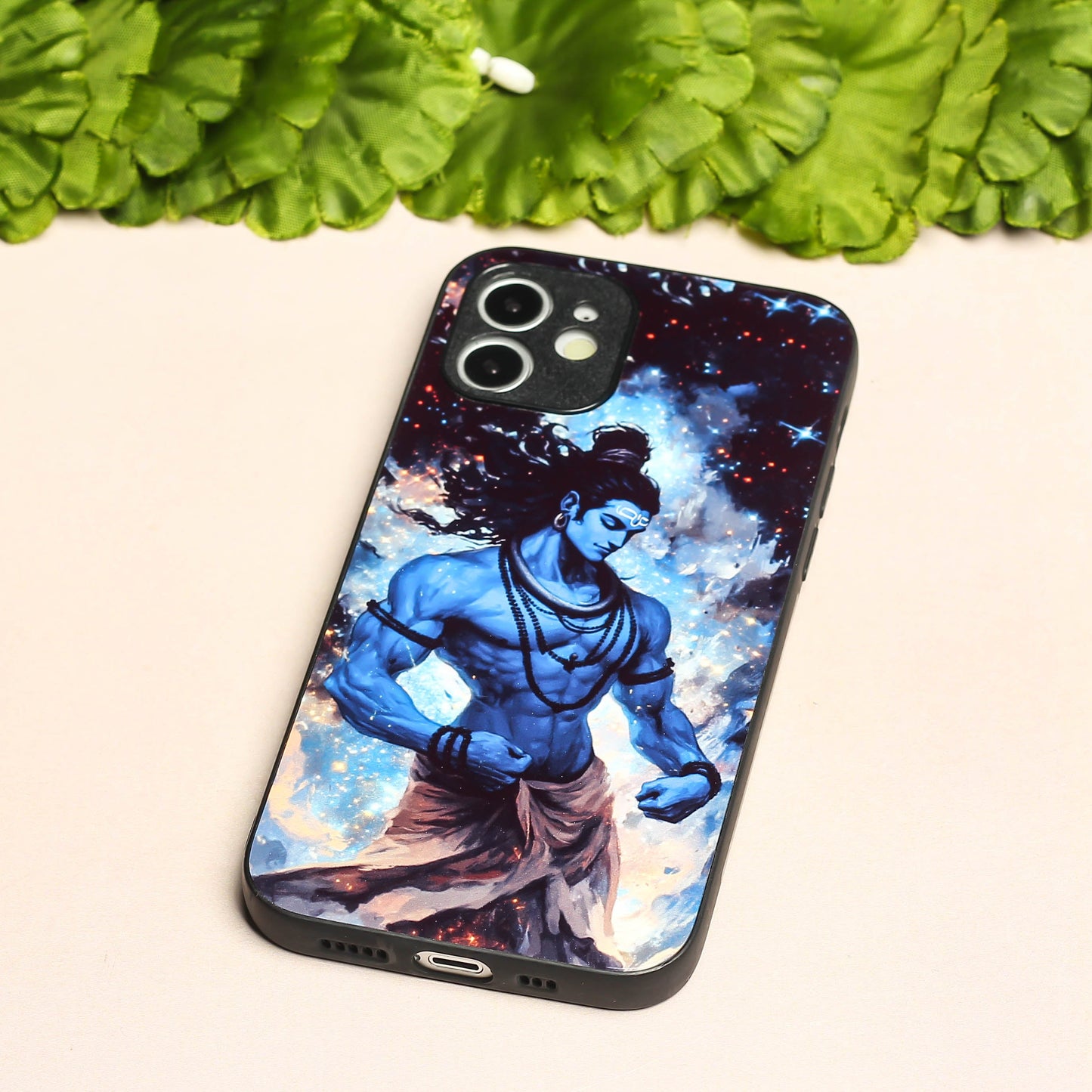 Mahadev ji 2nd Designer Metal Back cover for Apple Iphone 12