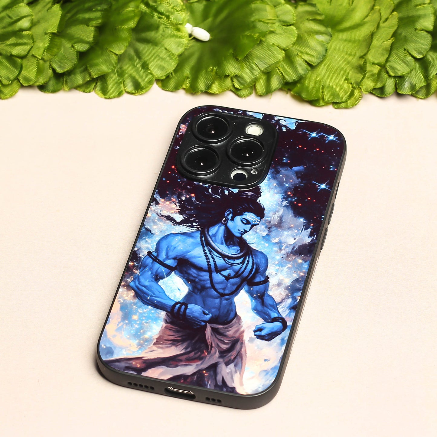 Mahadev ji 2nd Designer Metal Back cover for Apple Iphone 14 Pro