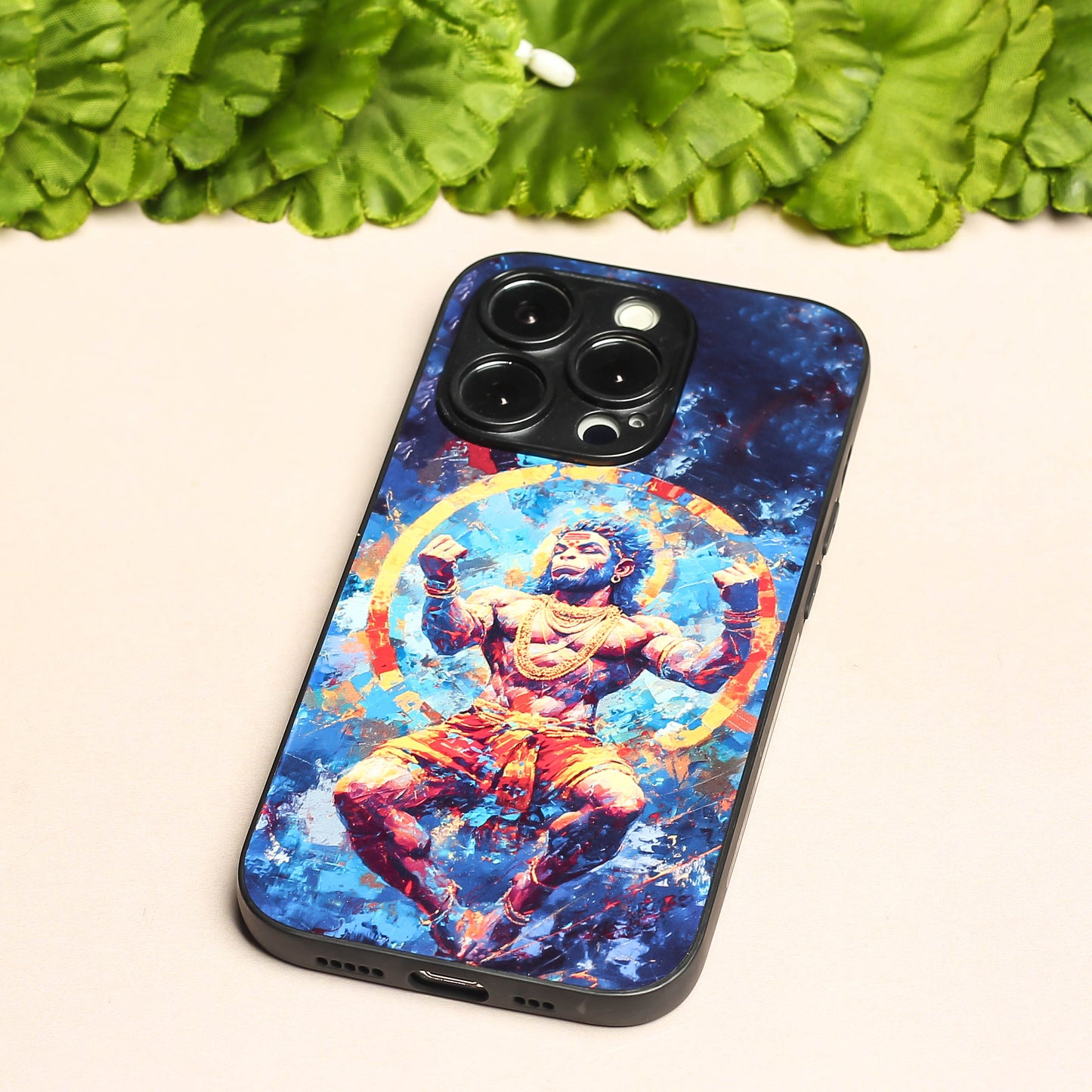 Hanuman ji 1st Designer Metal Back cover for Apple Iphone 13 Pro