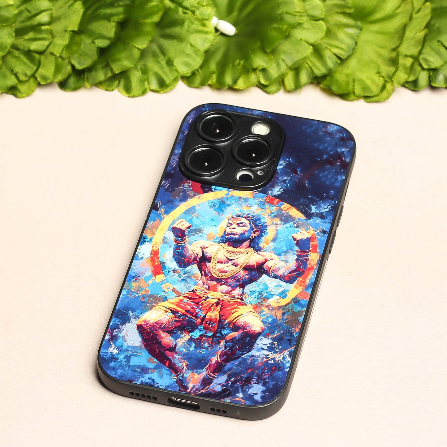 Hanuman ji 1st Designer Metal Back cover for Apple Iphone 13 Pro Max
