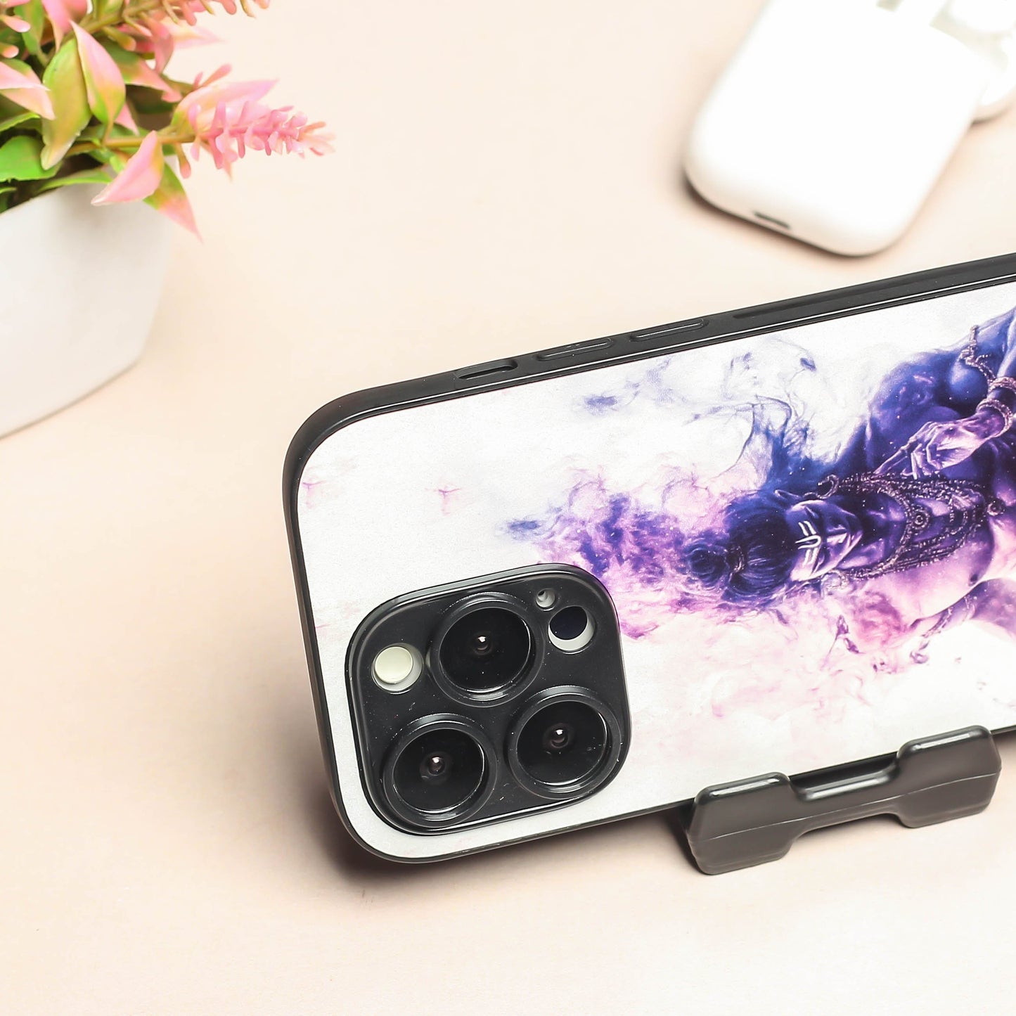 Mahadev ji 3rd Designer Metal Back cover for Apple Iphone 14 Pro