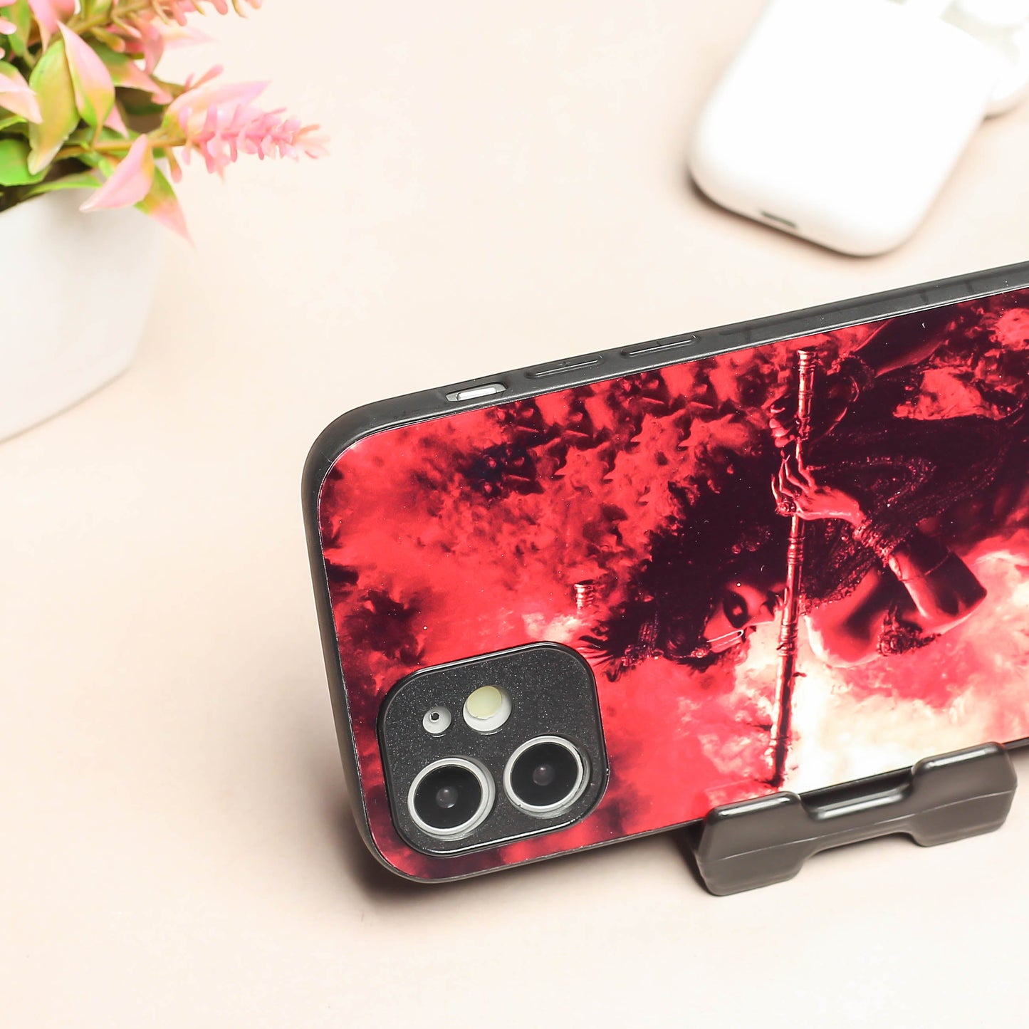 Krishna ji 4th Designer Metal Back cover for Apple Iphone 12