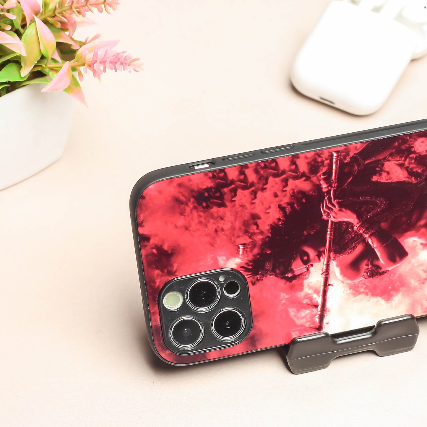 Krishna ji 4th Designer Metal Back cover for Apple Iphone 12 Pro Max