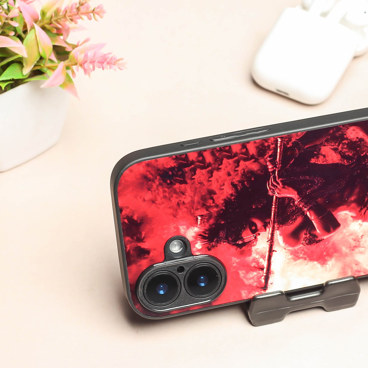 Krishna ji 4th Designer Metal Back cover for Apple Iphone 16