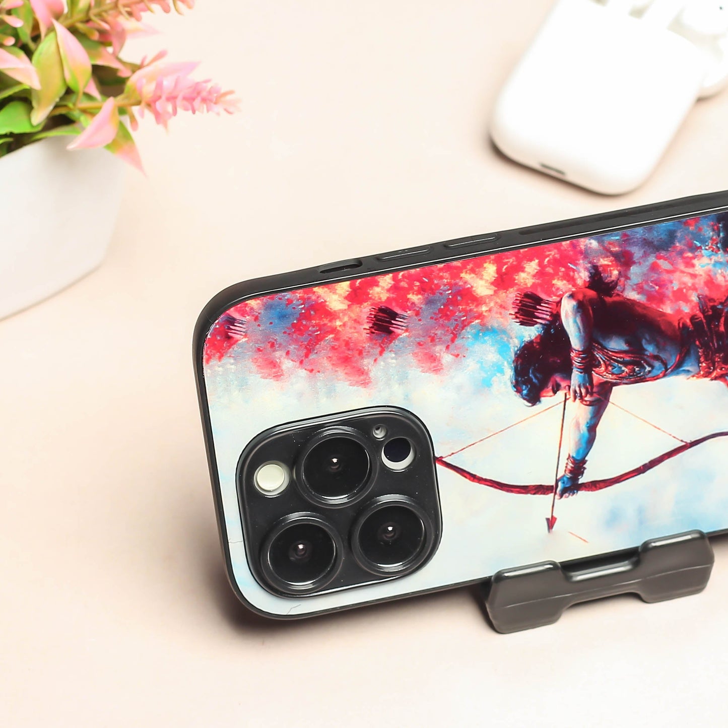 Ram ji 1st Designer Metal Back cover for Apple Iphone 12 Pro Max