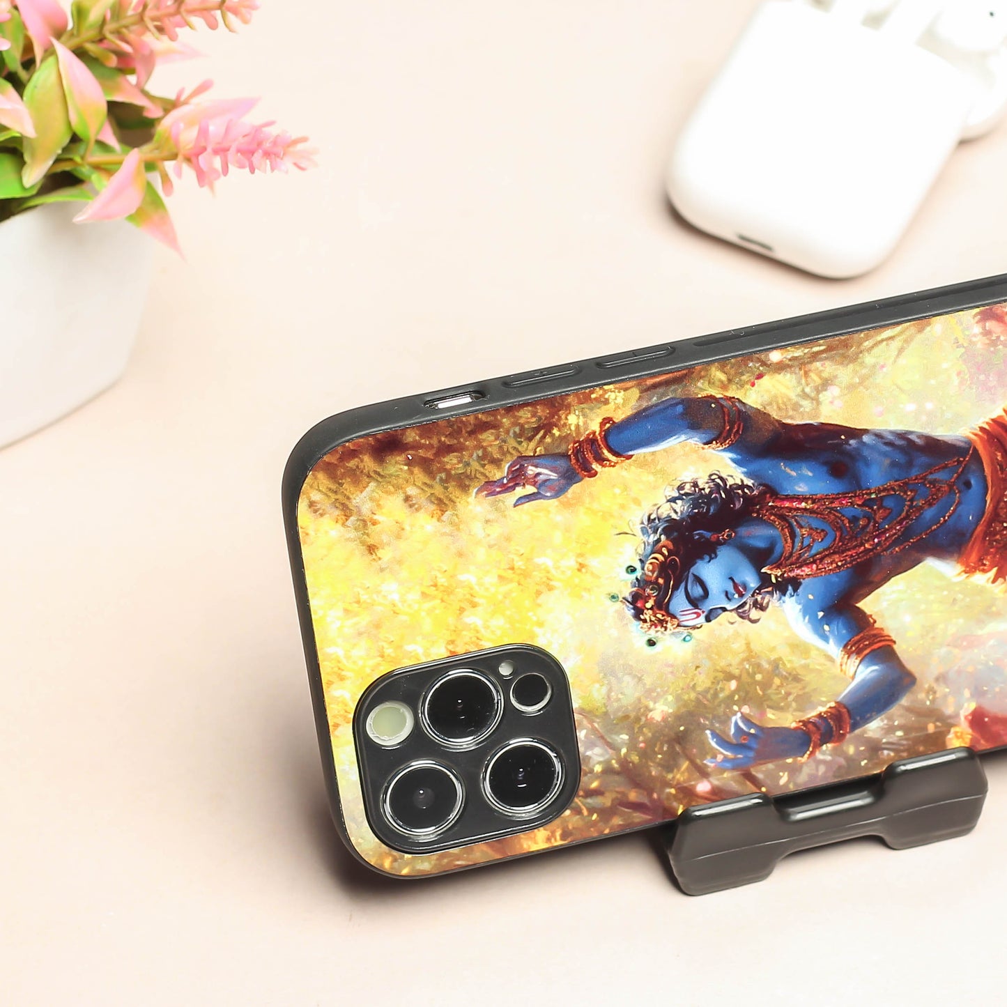 Krishna ji 3rd Designer Metal Back cover for Apple Iphone 11 Pro