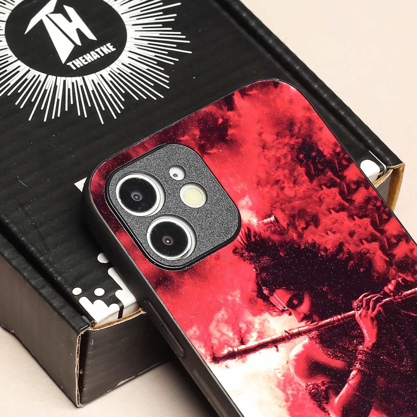 Krishna ji 4th Designer Metal Back cover for Apple Iphone 12