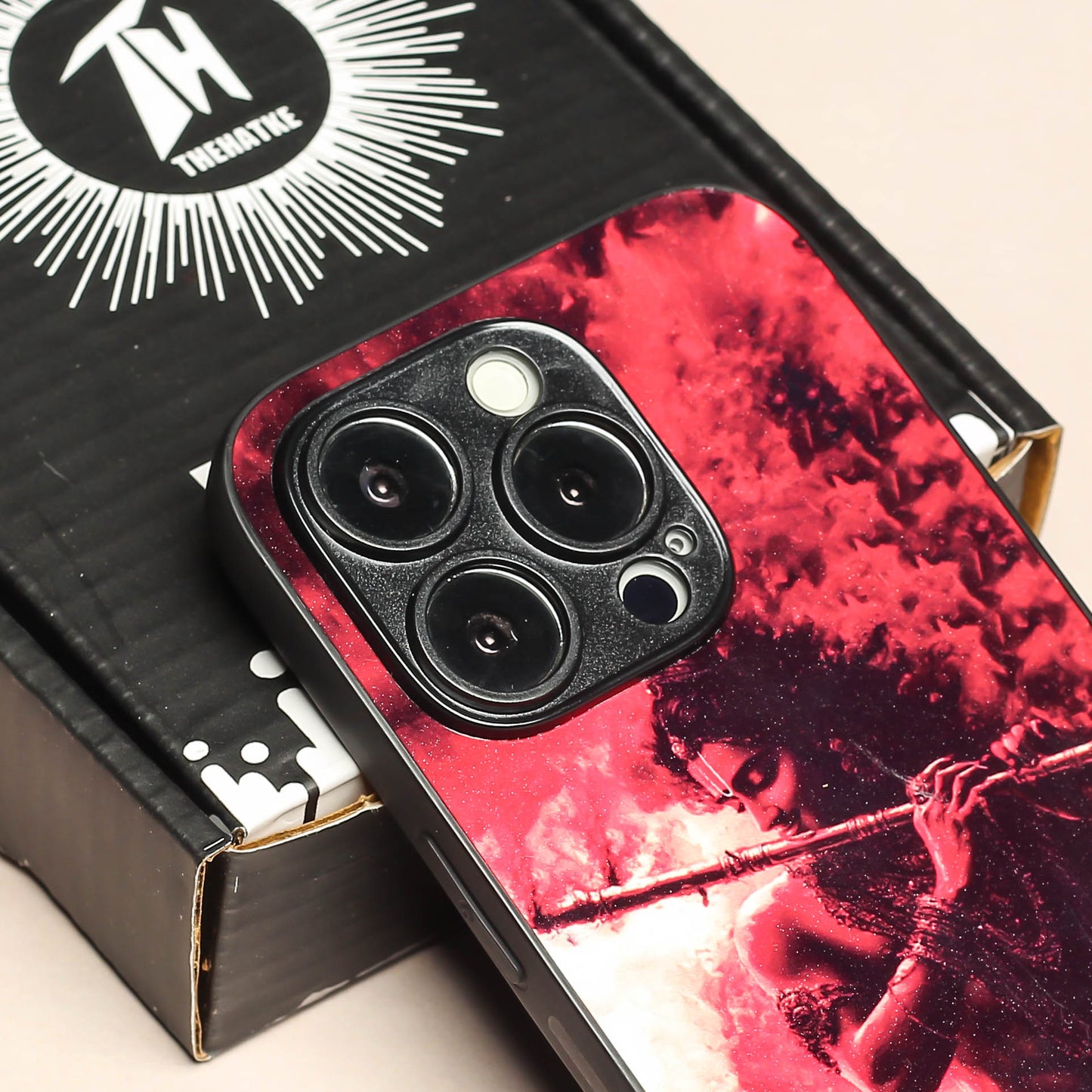 Krishna ji 4th Designer Metal Back cover for Apple Iphone 13 Pro