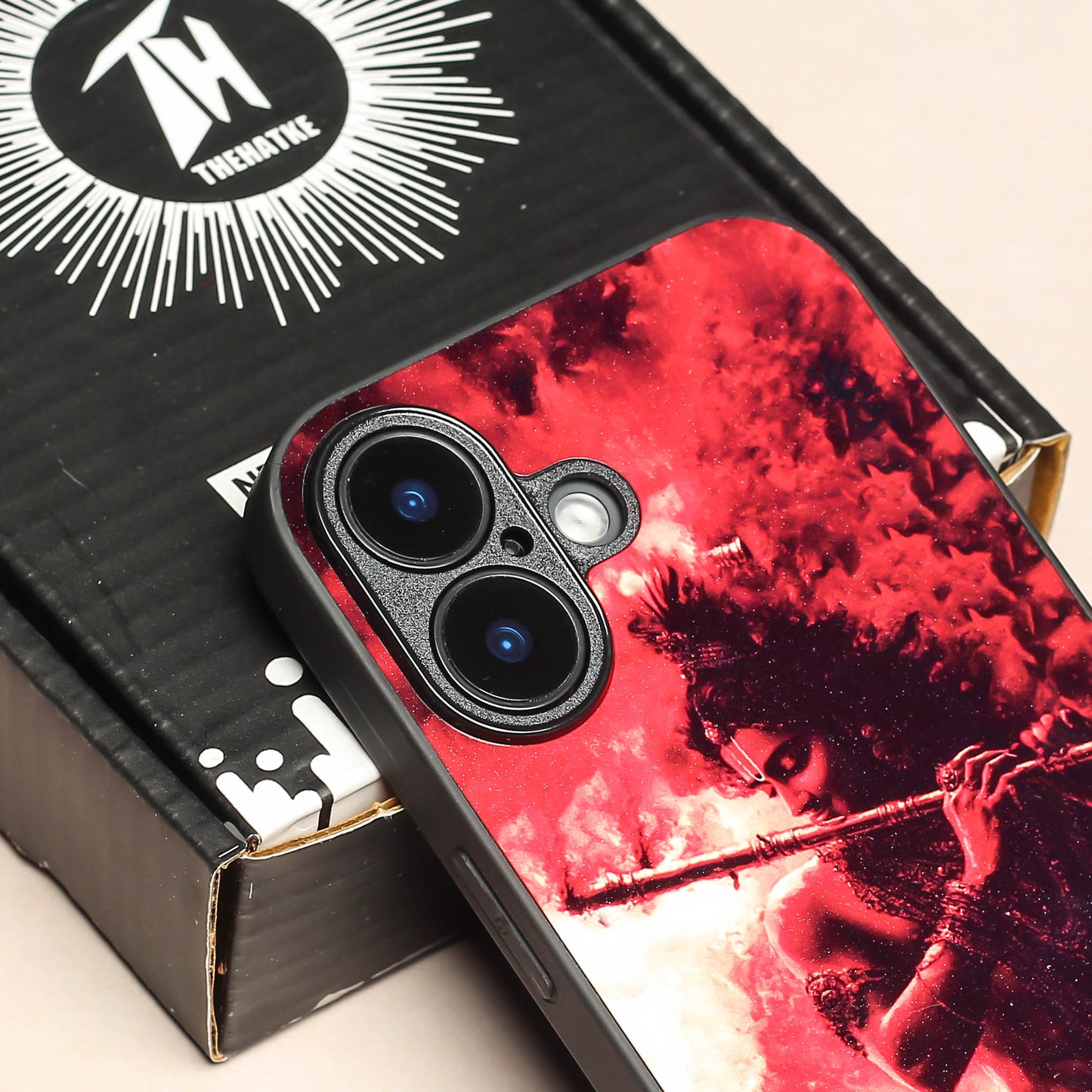 Krishna ji 4th Designer Metal Back cover for Apple Iphone 16