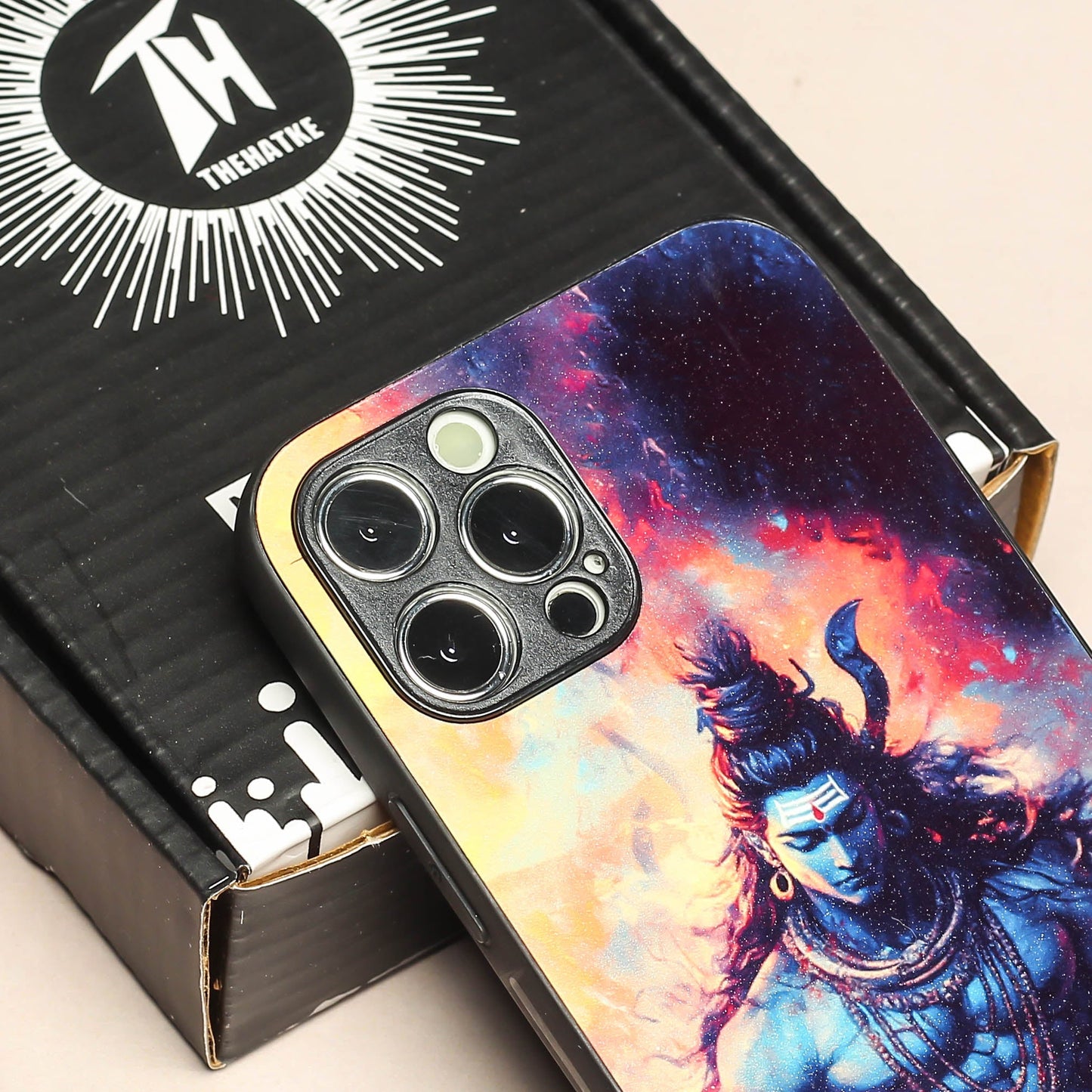 Mahadev ji 4th Designer Metal Back cover for Apple Iphone 12 Pro