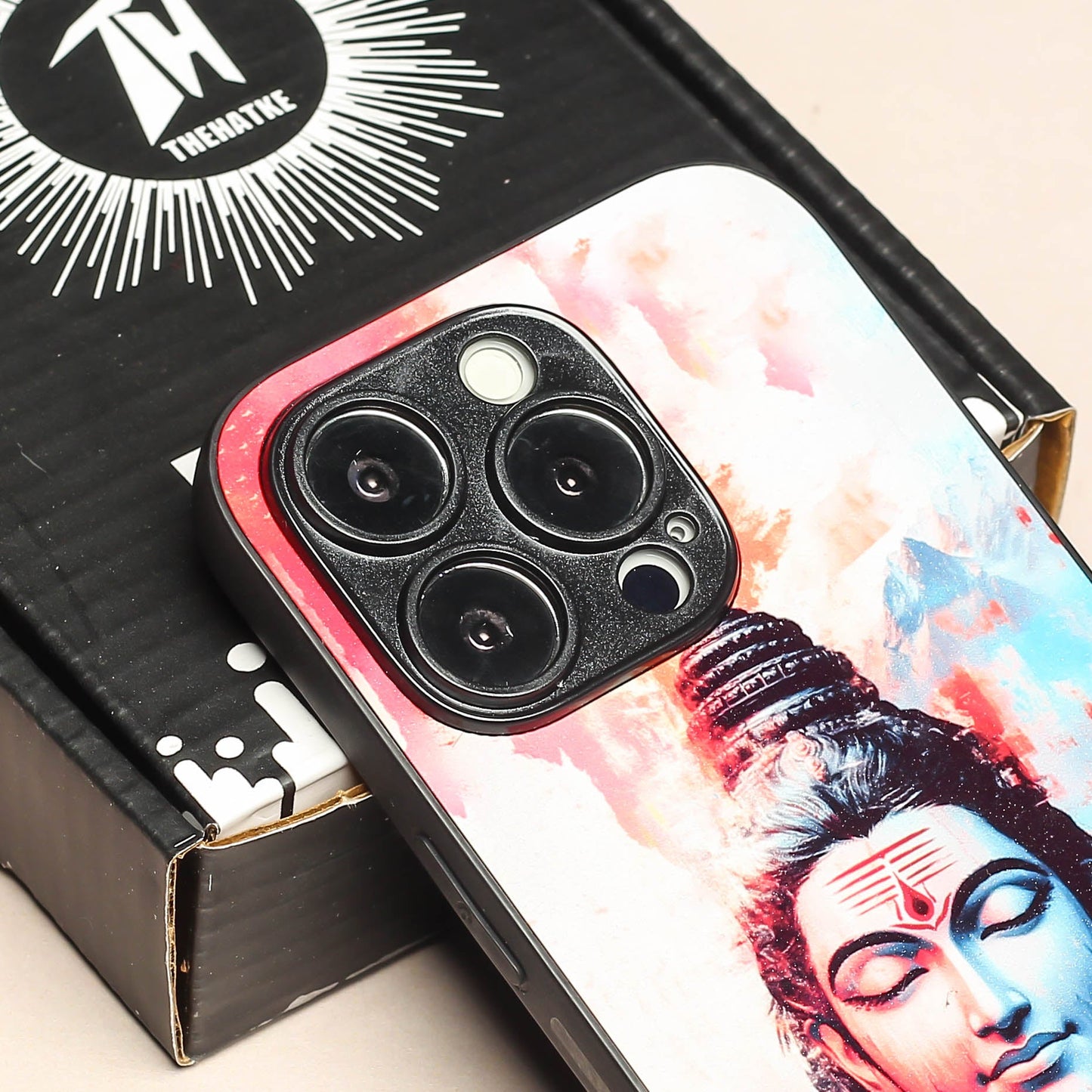 Mahadev ji 6th Designer Metal Back cover for Apple Iphone 16 Pro