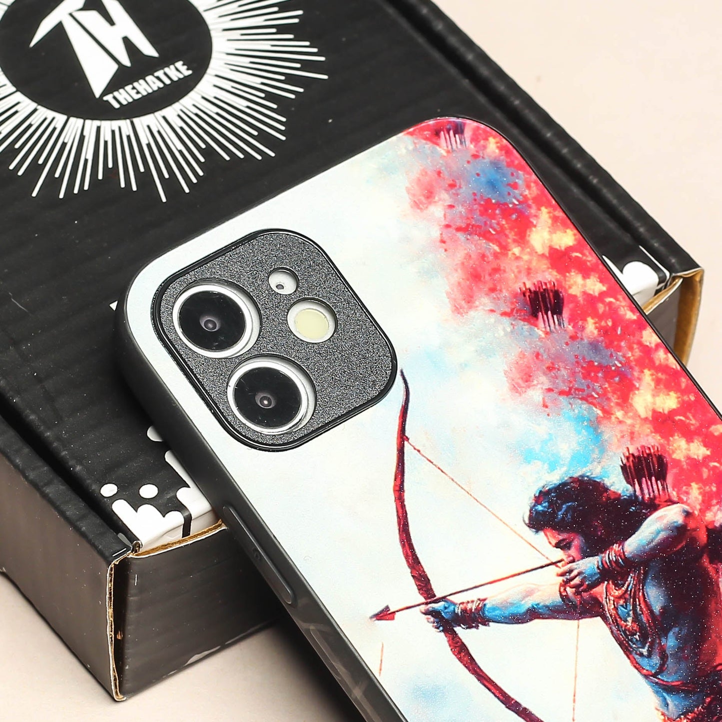 Ram ji 1st Designer Metal Back cover for Apple Iphone 12