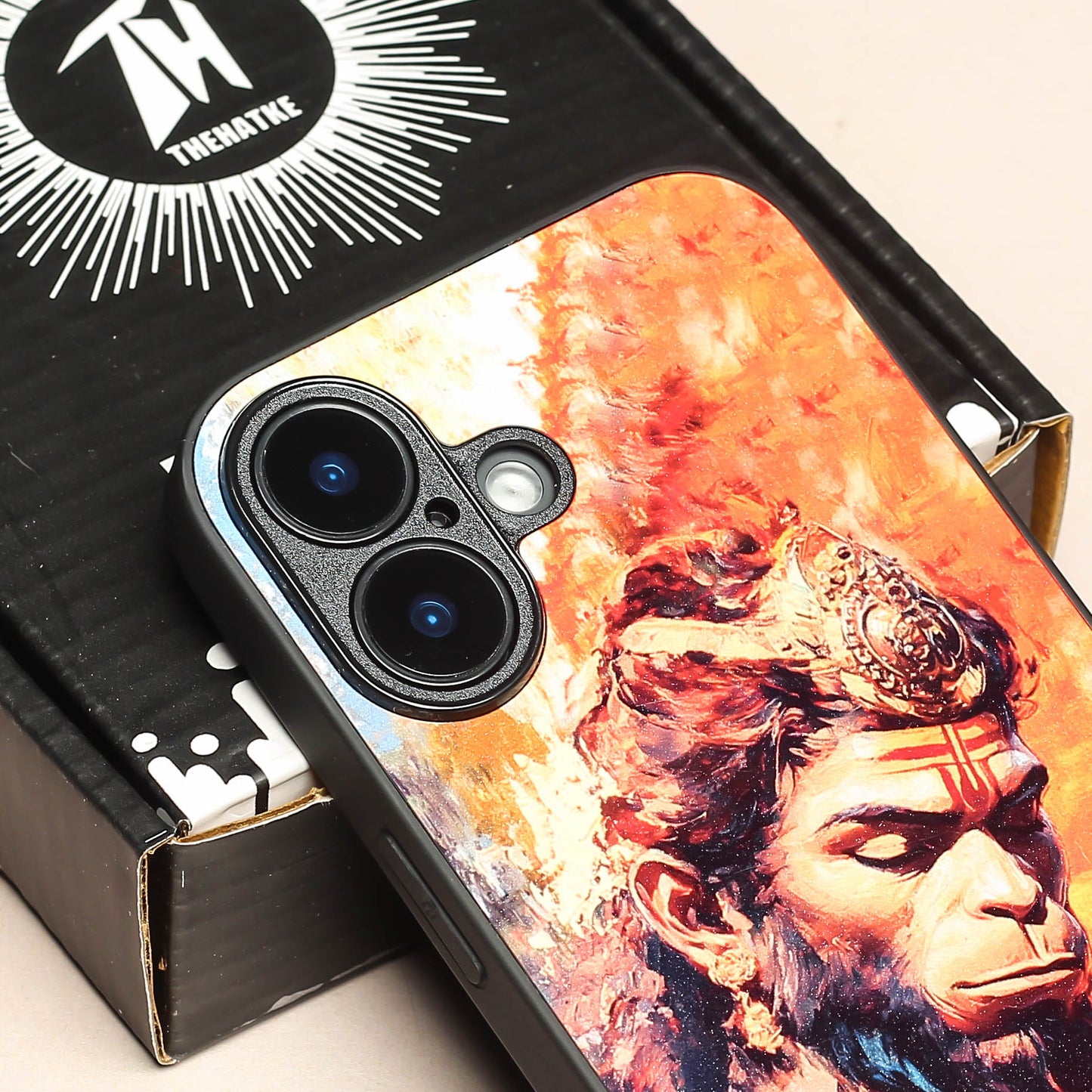 Hanuman ji 4th Designer Metal Back cover for Apple Iphone 16